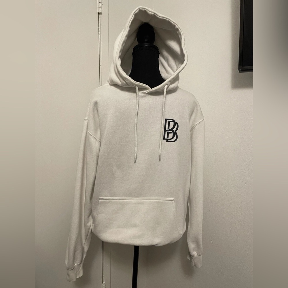 Strawberry Ski Ben Baller Hoodie Mens Medium White Jams But My Glock Dont Kai